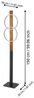 Eglo 900892 LED Stehleuchte BOYAL Stahl, Holz schwarz, braun rustikal 2X9W 3000K L:30cm H:150cm mit Fußtrittschalter Bild 4