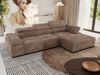 Mks Möbel 'RILASSO' Ecksofa, mit Relax-funktion, Elektrisch verstellbarer Sitz, L-förmige Ecke mit Armlehnen, Wellenfeder, Braun, Cordstoff, rechts Bild 4