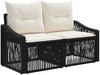 vidaXL Gartensofa-set 11 pcs Schwarz Poly-Rattan 3436204 Bild 2