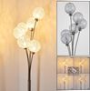 hofstein Stehlampe »Lerici« stufenlos dimmbar, Nickel-matt/Silberfarben, ohne Leuchtmittel, Stehleuchte, mit 6 Drahtkugeln, 6xG9,mit Fußschalter am Kabel Bild 2