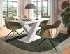 Esstisch Home-X in weiß ausziehbar 150 - 190 cm Bild 5