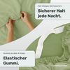 twenty:three® Bettlaken Lyocell Spannbettlaken Fresh Sage, Lyocell, Atmungsaktiv, Ultraweich, 100% TENCEL™ Lyocell, 90x200 Bild 4