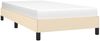 Einzelbettgestell Design für Erwachsene ohne Matratze Creme 80x200 cm Stoff d4317e Bild 3