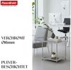 Floordirekt Standregal Concept Epure MK-012 Metallregal, B40 × T40 × H46 cm, diverse Farben, modular, Beistelltisch mit offenen Ablagen, verchromtes Metallgestell, zeitlos Bild 3