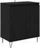 vidaXL Sideboard Schwarz Eichen-Optik 60 x 35 x 70 cm Holzwerkstoff 882600 Bild 2