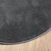 vidaXL Teppich OVIEDO Kurzflor Anthrazit Ø 160 cm 375480 Bild 4