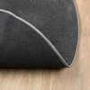 vidaXL Teppich OVIEDO Kurzflor Anthrazit Ø 160 cm 375480 Bild 5
