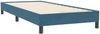 vidaXL Boxspringbett ohne Matratze Dunkelblau 90x220 cm Samt 3315859 Bild 4