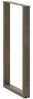 vidaXL Bartischbeine U-Form 2 Stk. Naturstahl 60x(110-111) cm Stahl 4013251 Bild 4