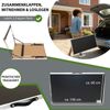 Multifunktionstisch 3er-Set 100 x 60 cm Tapeziertisch 90kg Gesamtbelastung höhenverstellbar Camping Bild 5