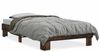 vidaXL Bettgestell Räuchereiche 75x190 cm Holzwerkstoff und Metall 845879 Bild 2
