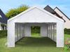 Toolport Partyzelt Pavillon, PE Plane 450 N weiß, 3x4 m Bild 3