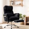 UEV Bürostuhl ergonomisch mit klappbarer Fußstütze Mesh bis 226kg, neigbar bis 150° (Packung), Hochklappbare Armlehnen/Integrierte Fußstütze/leichtgängiges Rad Bild 4