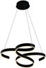 LED Pendelleuchte FRANCIS Anthrazit Stufen Dimmer geschwungen, Breite 72cm Bild 2