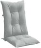 vidaXL Hochlehner-Auflagen 2 Stk. Melange Hellgrau 120x50x7 cm Stoff 4002346 Bild 5