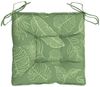 vidaXL Stuhlkissen 2 Stk. Blattmuster 40x40x7 cm Stoff 361498 Bild 4