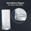 Peill+Putzler Germany 6er Set Longdrinkgläser, 470 ml Volumen, schwerer Boden, Kristallgläser mit einem schlichten Design, Longdrinkgläser für Wasser, Saft & Cocktail, Trinkgläser … Bild 2