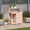 vidaXL Pflanztisch mit Ablagen 82,5x50x109,5 cm Massivholz Douglasie 832425 Bild 3