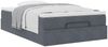 vidaXL Ottoman-Bett mit Matratze Dunkelgrau 120x200 cm Samt 3311178 Bild 5