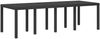 vidaXL Garten Essgruppe mit Kissen 9 pcs Anthrazit und Taupe PP 3430089 Bild 5