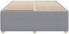 vidaXL Bettgestell ohne Matratze Hellgrau 140x200 cm Stoff 3284942 Bild 4