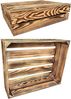 sunnypillow Holzkiste Holzkisten Obstkisten Apfelkisten in vielen Farben zur Auswahl, 4er Set 50x40x15cm Bild 3