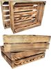 sunnypillow Holzkiste Holzkisten Obstkisten Apfelkisten in vielen Farben zur Auswahl, 4er Set 50x40x15cm Bild 2