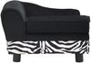 vidaXL Hundesofa Schwarz 57x34x36 cm Plüsch 170939 Bild 5