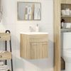 Waschbeckenschrank, Badschrank Sonoma-Eiche 41x38,5x46 cm Holzwerkstoff de7494 Bild 3