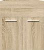 Waschbeckenschrank, Badschrank Sonoma-Eiche 41x38,5x46 cm Holzwerkstoff de7494 Bild 4