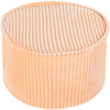 Pouf ZIKRIA Samtstoff Pfirsichrosa Bild 4