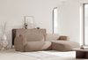 Selsey 'Emia' Ecksofa mit pflegeleichtem Chenillebezug und Schlaffunktion, Beige, rechts Bild 3