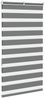 vidaXL Doppelrollo Dunkelgrau 85x150 cm Stoffbreite 80,9 cm Polyester 4014128 Bild 4
