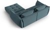 Micadoni Ecksofa Bloom 3-Sitzer Samt Pastellblau Bild 3