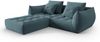 Micadoni Ecksofa Bloom 3-Sitzer Samt Pastellblau Bild 2
