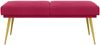 vidaXL Doppellagige Bank Weinrot 120 x 45 x 46 cm Samt 42038590 Bild 4