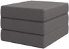 vidaXL Klappsofa Bett 90 x 63 x 45 cm Hellgrau 900148 Bild 5