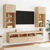 vidaXL TV-Wandschränke mit LED-Leuchten 2 Stk. Sonoma-Eiche 40x30x40cm 837174 Bild 5