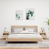 vidaXL TV-Wandschränke mit LED-Leuchten 2 Stk. Sonoma-Eiche 40x30x40cm 837174 Bild 4