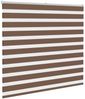 vidaXL Doppelrollo Braun 160x150 cm Stoffbreite 155,9 cm Polyester 4014351 Bild 3