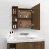 vidaXL Spiegelschrank mit LED Braun Eichen-Optik 70x16,5x60 cm 820453 Bild 5