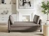 Chaiselongue ARCHIANE Stoff Taupe Bild 3