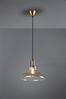 LED Pendelleuchte 1-flammig Glaslampenschirm Amberfarbig, Ø 28cm Bild 4