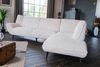 KAWOLA Sofa CALLA Ecksofa Cord cremeweiß Recamiere rechts 82 x 203 x 274 cm Bild 5