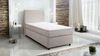 Boxspringbett Hotelbett 90x200 Bonellfederkern Bett Topper Paxos Cordstoff beige Bild 4