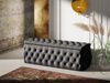 Boxspringbett Schlafzimmerbett SEVRA Nr. 3 180x200cm in Elisa Velvet Anthrazit Bild 4