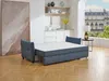 Vente-unique - SITALA Sofa Stoff Blau - B 87 cm x H 92 cm x L 220 cm Bild 2