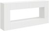 vidaXL Konsolentisch Gestreift Weiß 155 x 29 x 74 cm Holzwerkstoff 899886 Bild 2