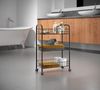 METALTEX 344403000 Lugano Lava Allzweckwagen 3 Etg. 41 x 23 x 63 cm TouchTherm, matt schwarz Bild 4