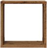 vidaXL Würfel-Wandregale 6 Stk. Altholz-Optik 30x15x30 Holzwerkstoff 856578 Bild 5